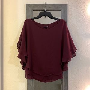 Gianni Bini | size medium | wine red blouse
